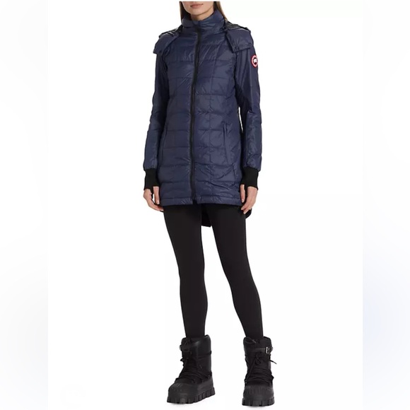 CANADA GOOSE Blue Quilted Zip Jacket SZ M NWT - Picture 1 of 12